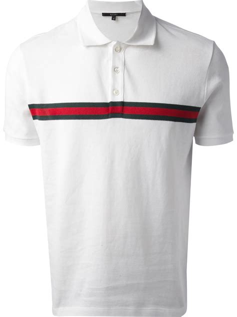 polo gucci stemma|gucci black and white polo shirts.